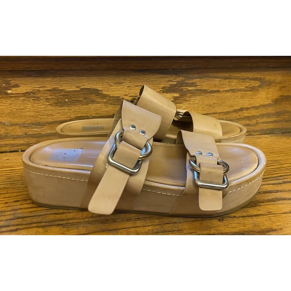 Dolce Vita Blush Slip On Sandals Women’s 9.5 Platform Shoes Adjustable Buckle - Picture 2 of 10